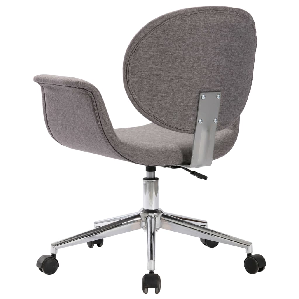 vidaXL drejelige spisebordsstole 6 stk. stof grå