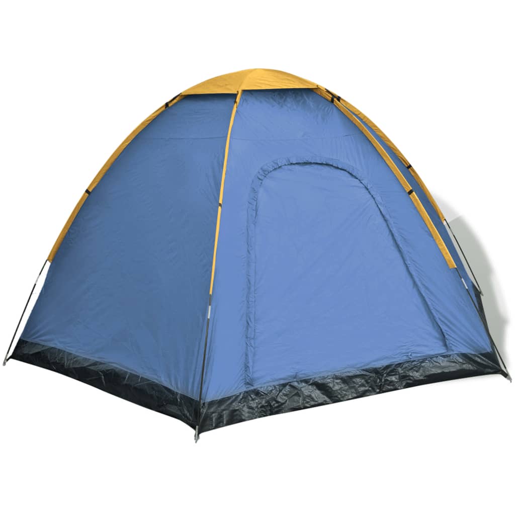 vidaXL 6-personers telt blå og gul