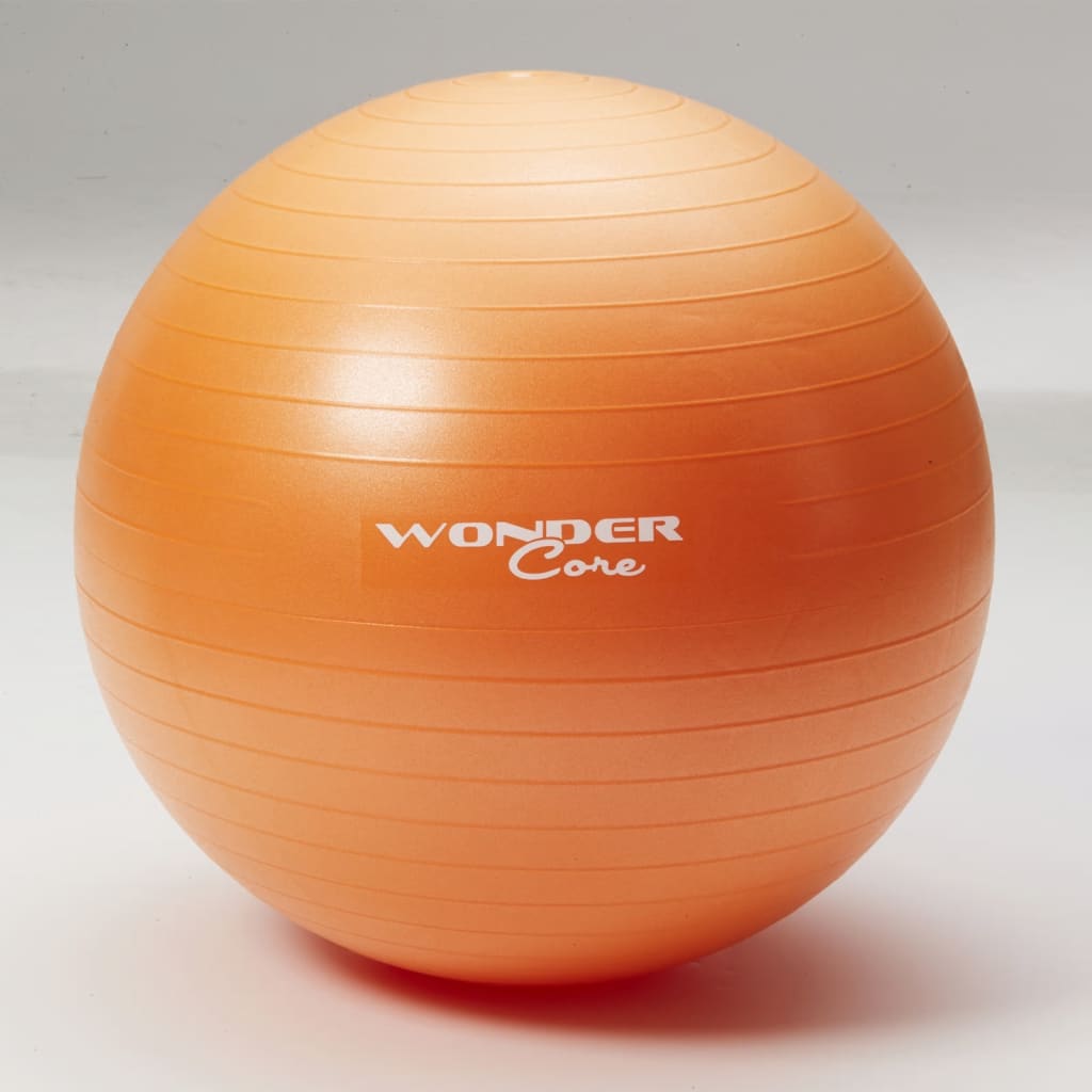 Wonder Core træningsbold 65 cm brudsikker orange