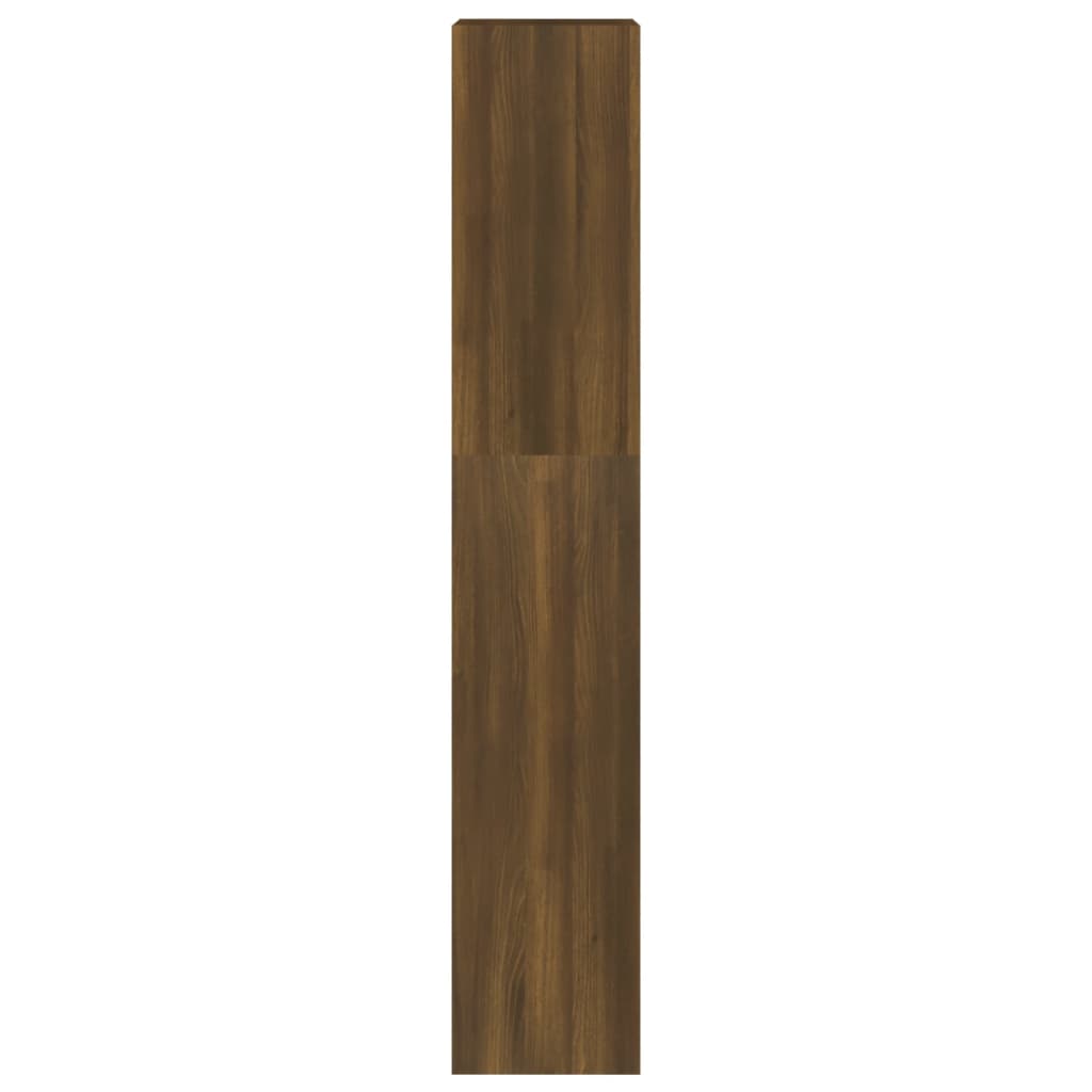 vidaXL bogreol/rumdeler 40x30x166 cm brun egetræ