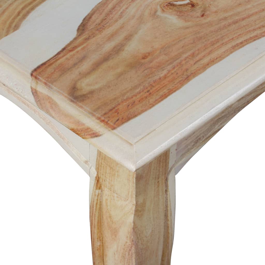 vidaXL konsolbord med 3 skuffer massivt sheeshamtræ 110 x 40 x 76 cm