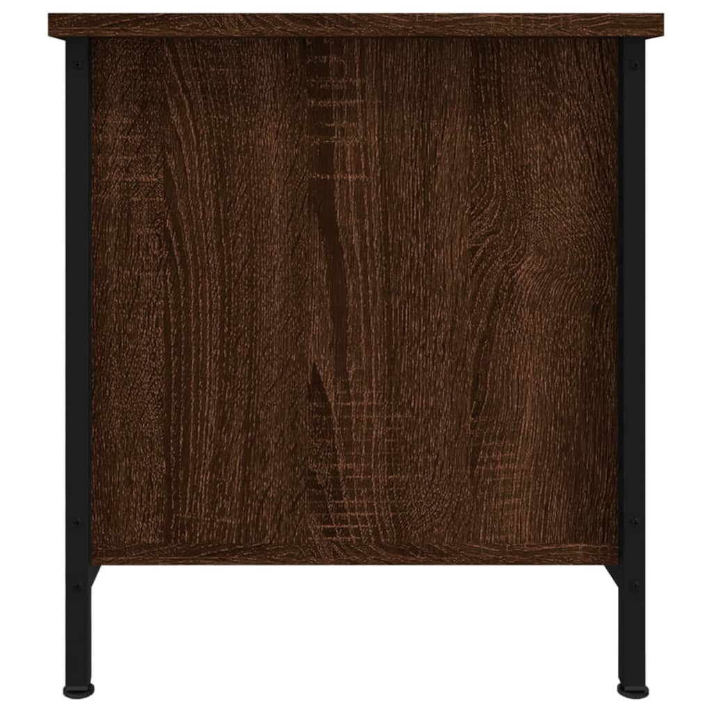 vidaXL tv-bord 100x40x45 cm konstrueret træ brun egetræsfarve