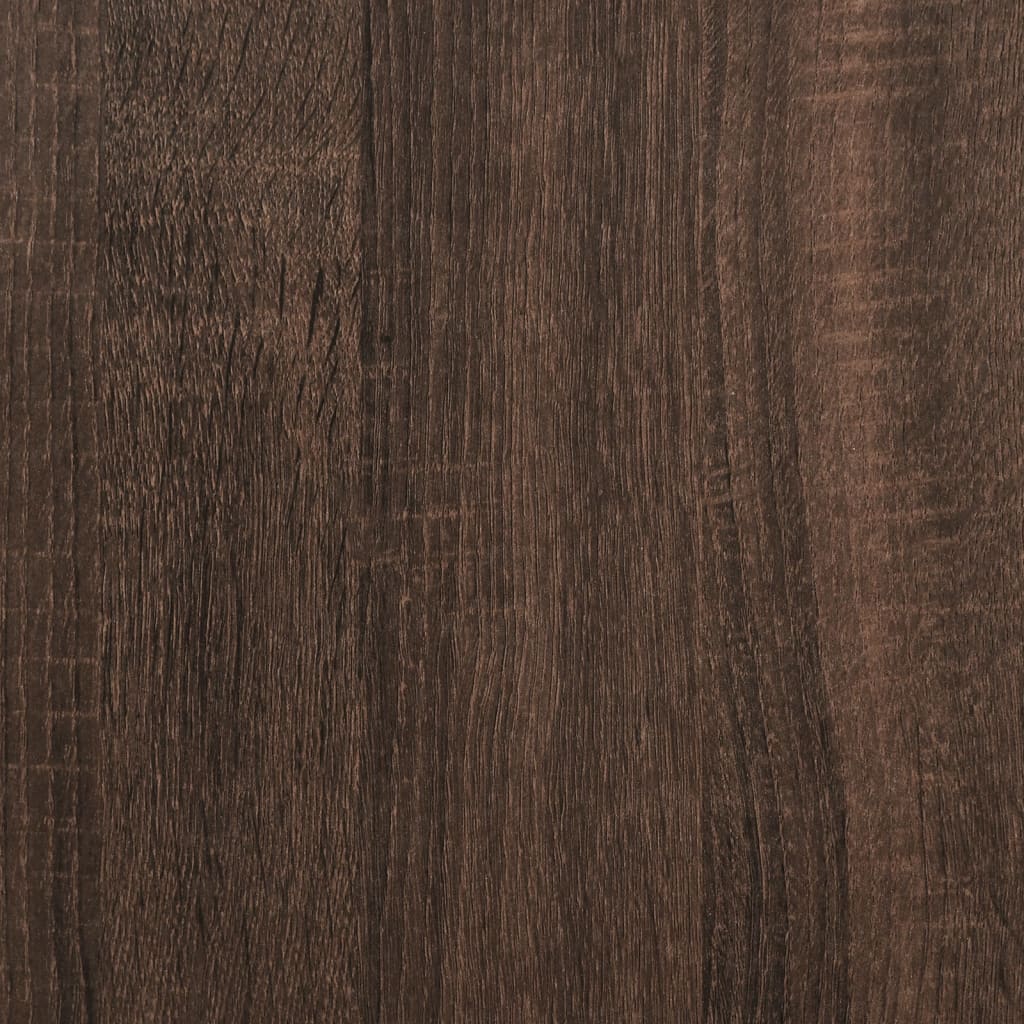 vidaXL skoreol 60x21x125,5 cm konstrueret træ brun egetræsfarve