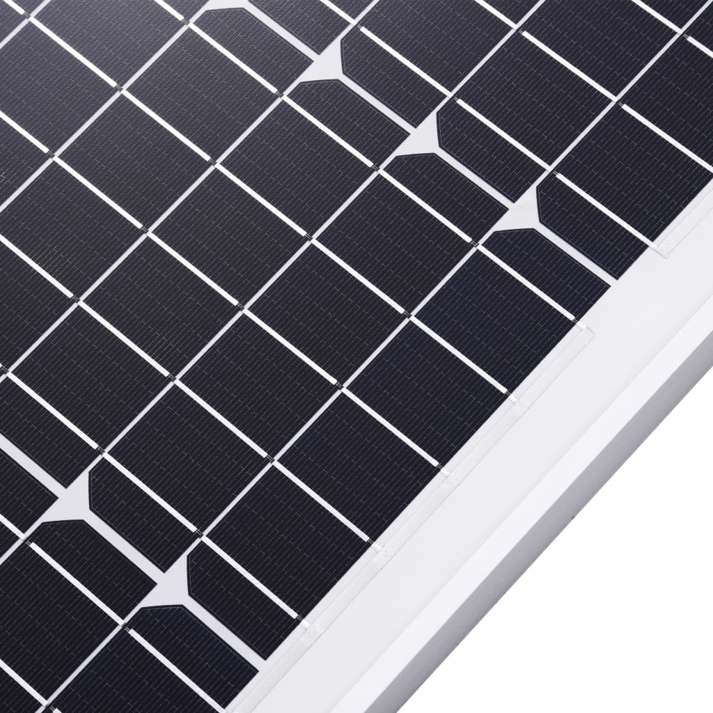 vidaXL solcellepaneler 2 stk. 100 W aluminium og sikkerhedsglas
