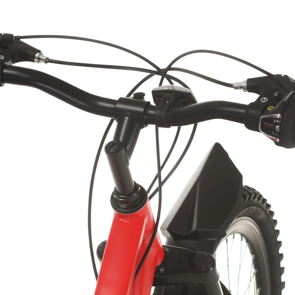 vidaXL mountainbike 21 gear 26 tommer hjul 42 cm rød