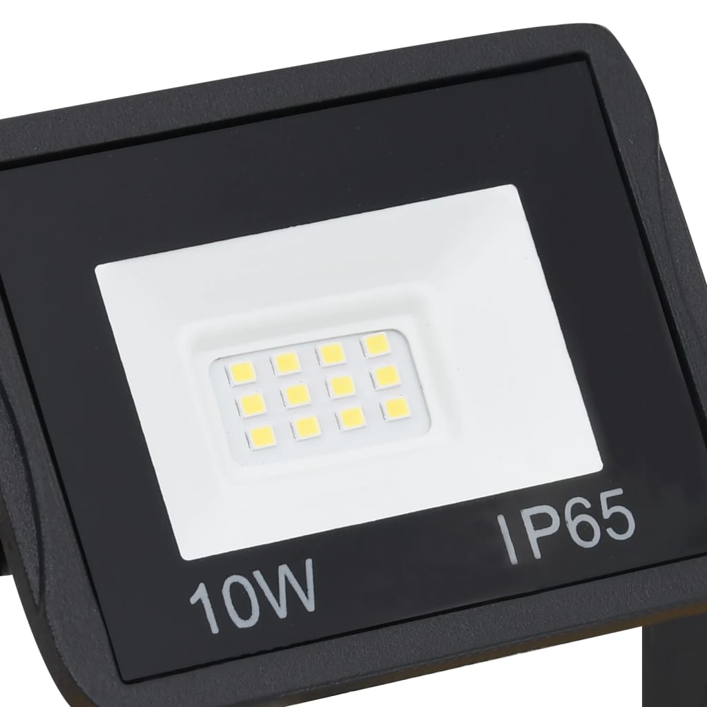 vidaXL LED-projektør med håndtag 2x10 W koldt hvidt lys