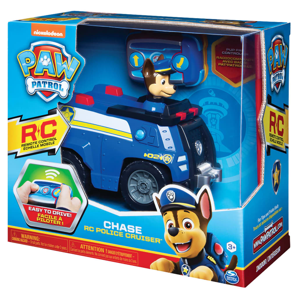 Paw Patrol fjernstyret legetøjsbil Chase Cruiser