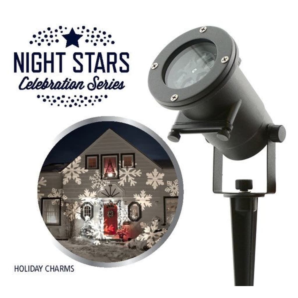 Night Stars LED-lys Holiday Charms 6 mønstre 12 W NIS004