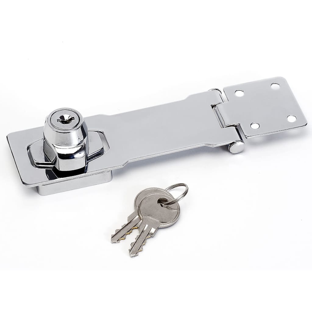 Master Lock Haspe med nøgle stål 118 mm 725EURD