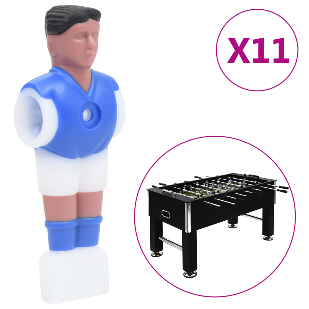 vidaXL spillerfigurer til bordfodbold til 15,9 mm stang 22 stk.