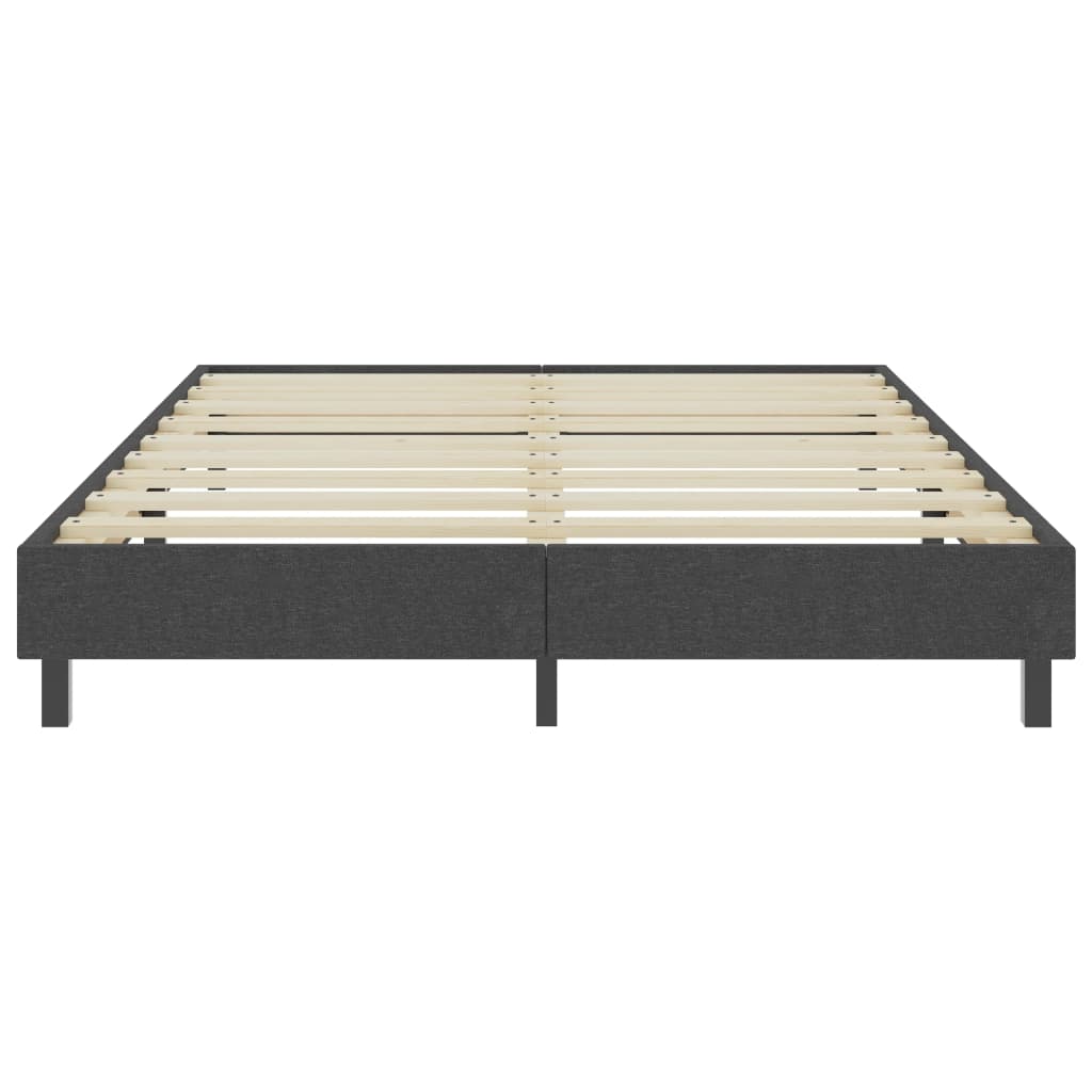 vidaXL sengestel til boxmadras 140x200 cm stof grå