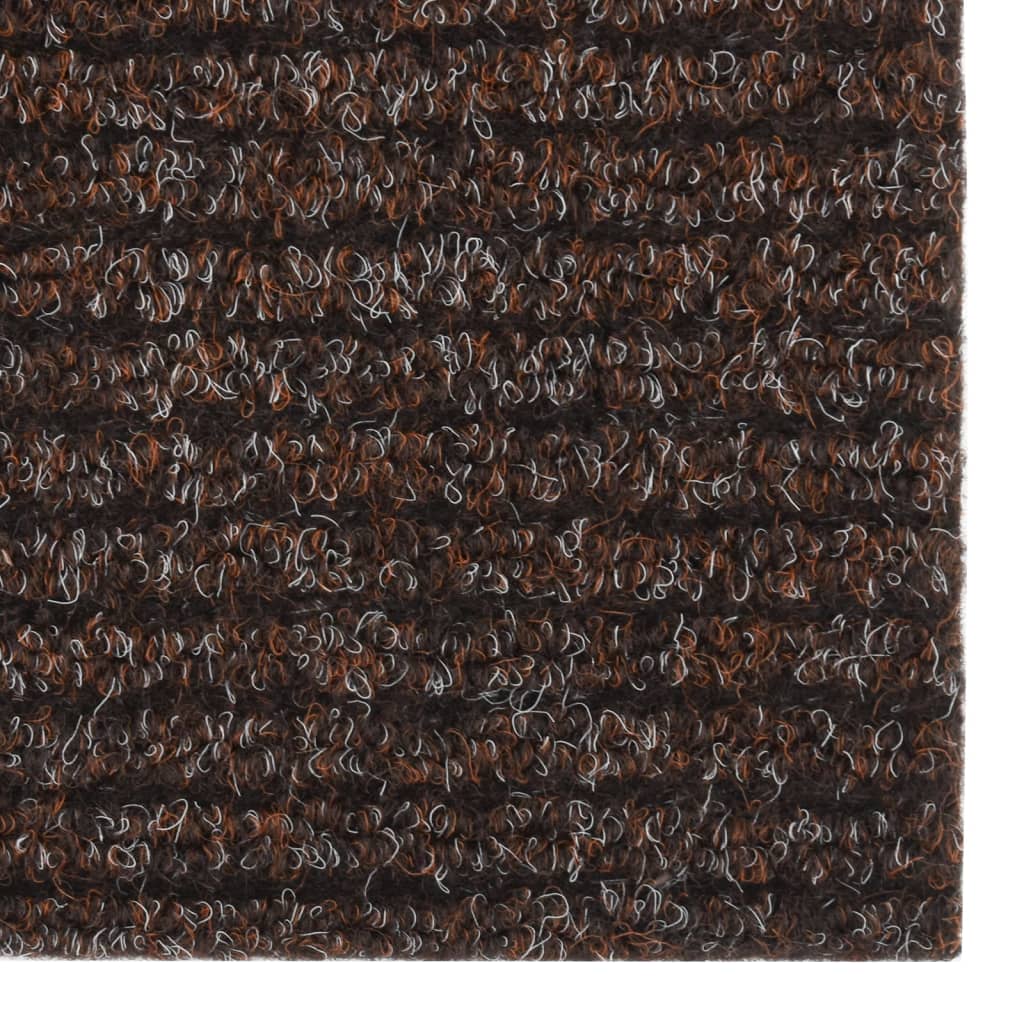vidaXL snavsbestandig tæppeløber 100x250 cm brun