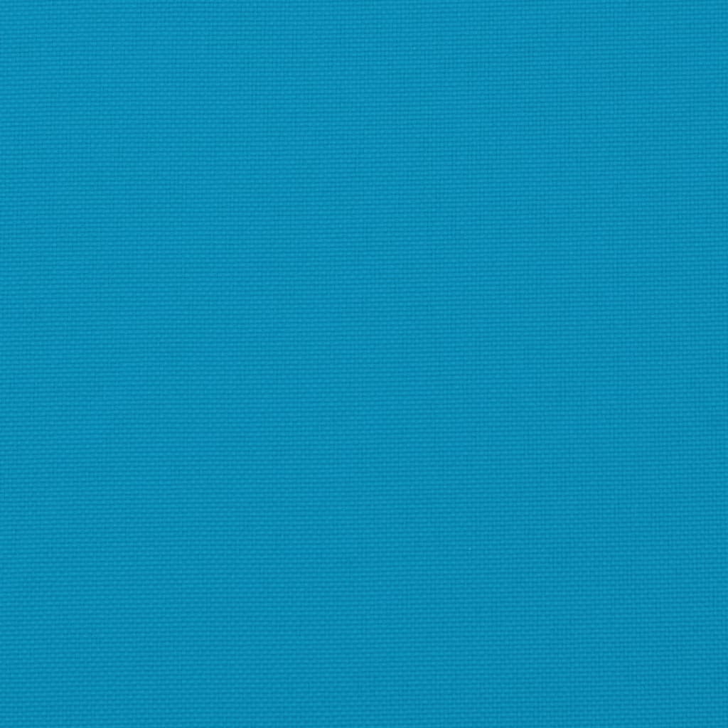 vidaXL stolehynder m. høj ryg 4 stk. 120x50x3 cm stof blå