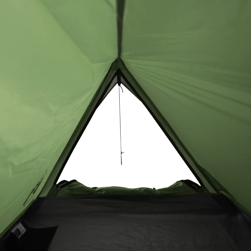 vidaXL 2-personers campingtelt vandtæt grøn