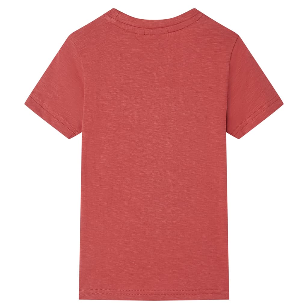 T-shirt til børn str. 92 rød