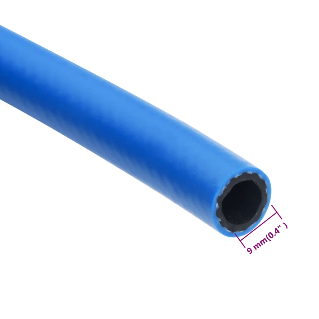vidaXL luftslange 0,6" 5 m PVC blå