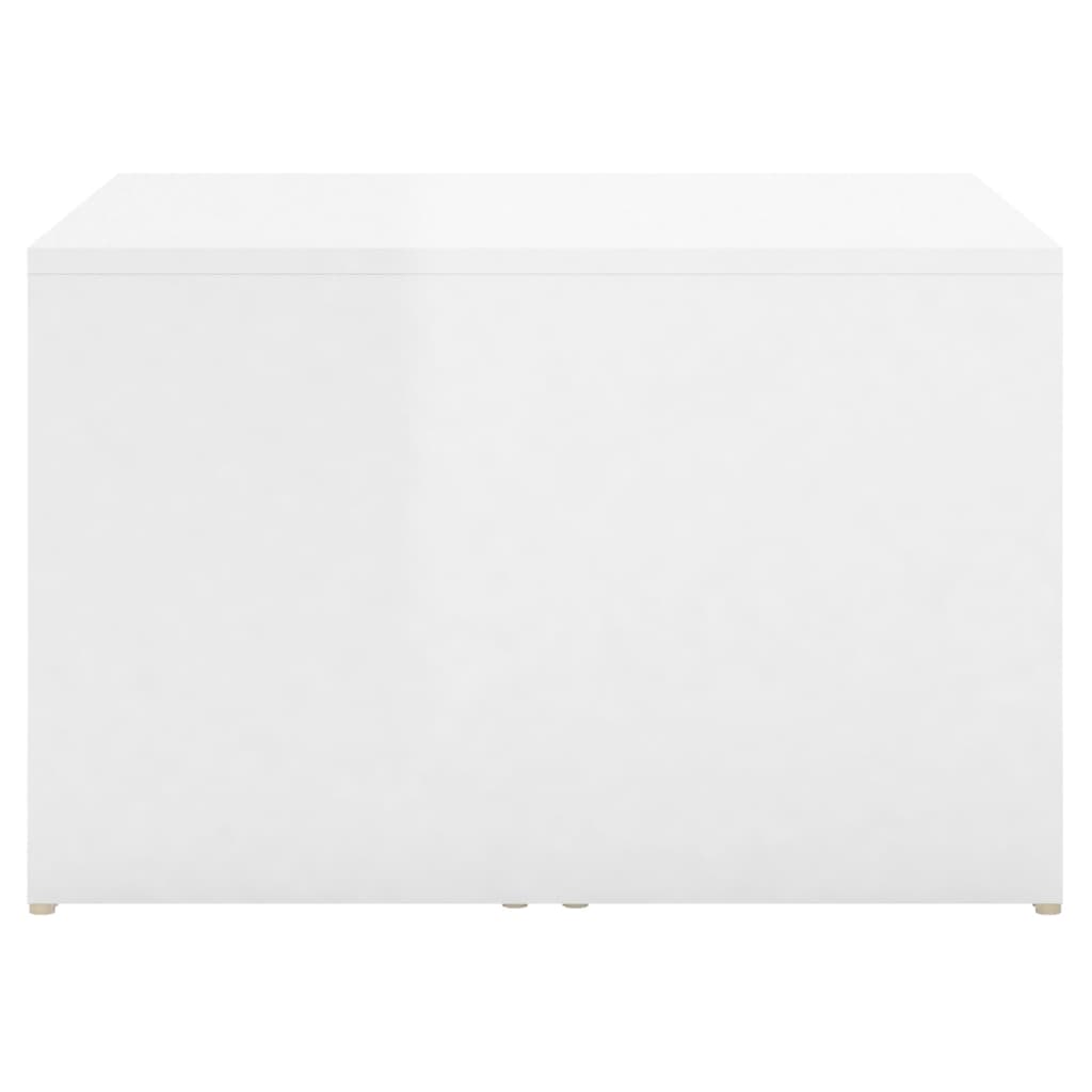 vidaXL indskudsborde 3 stk. 60x60x38 cm spånplade hvid højglans