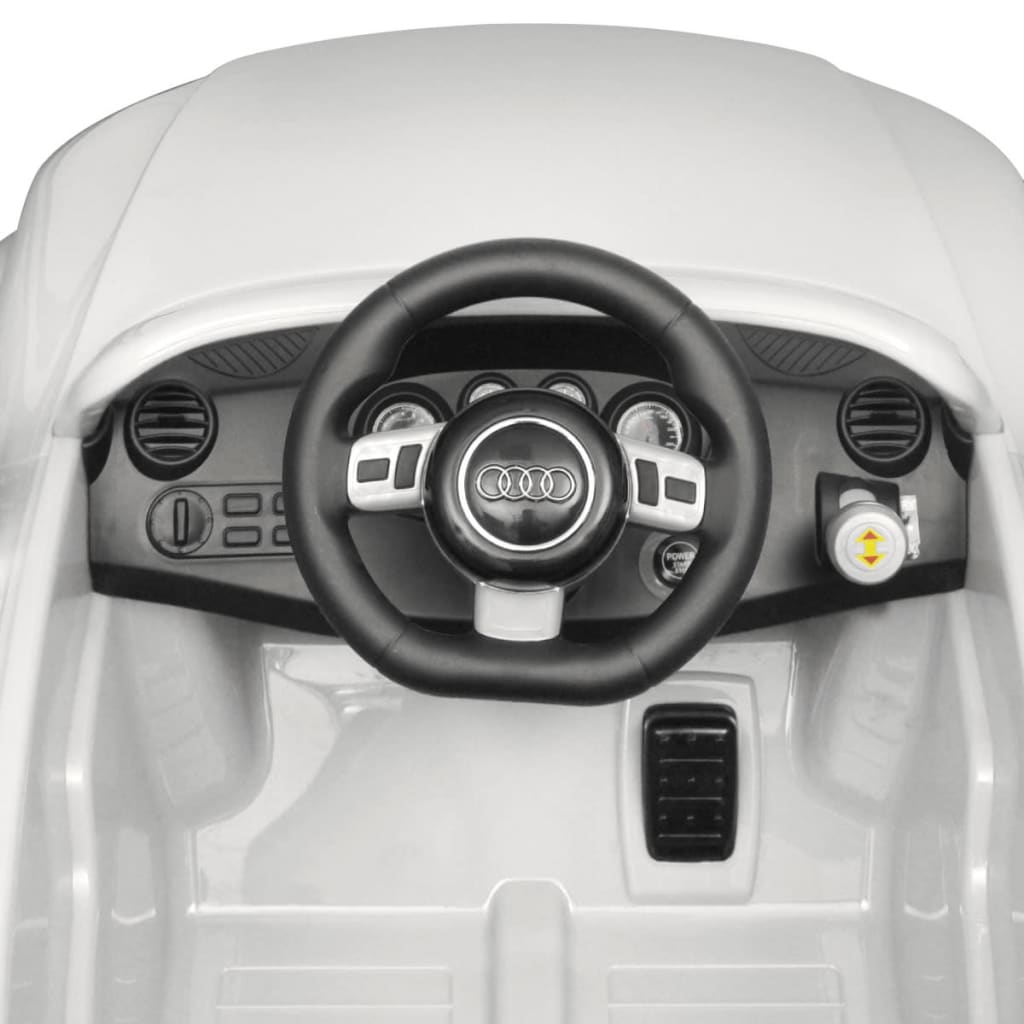 vidaXL Audi TT RS bil til børn fjernbetjening hvid
