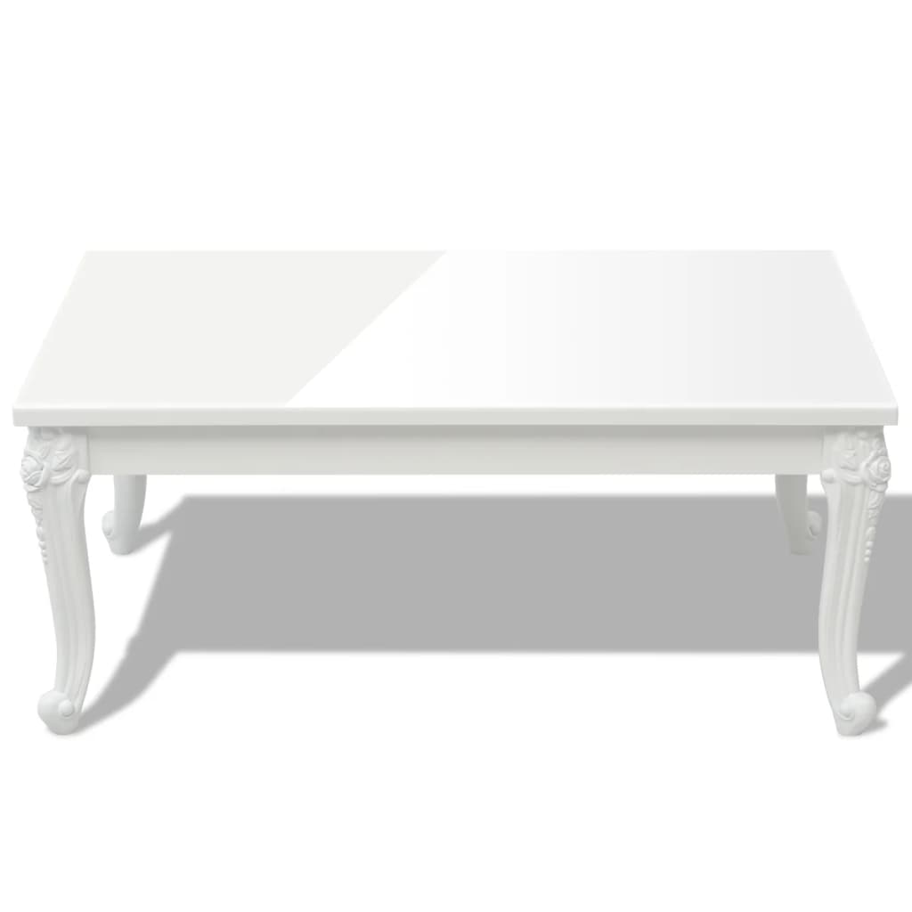 vidaXL sofabord 100 x 60 x 42 cm hvid | vidaXL.dk