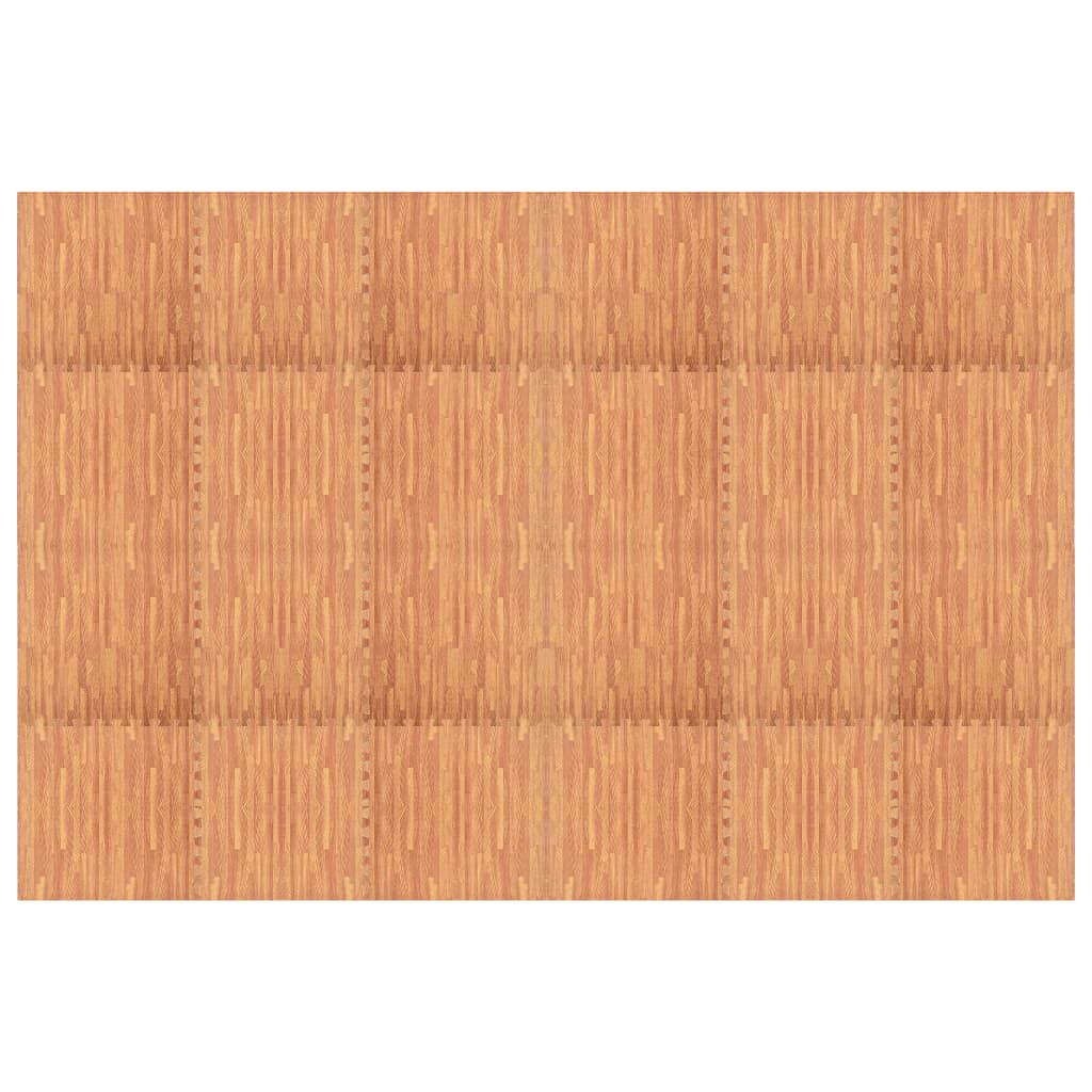 vidaXL gulvmåtter 24 stk. 8,64 ㎡ EVA-skum træmønster