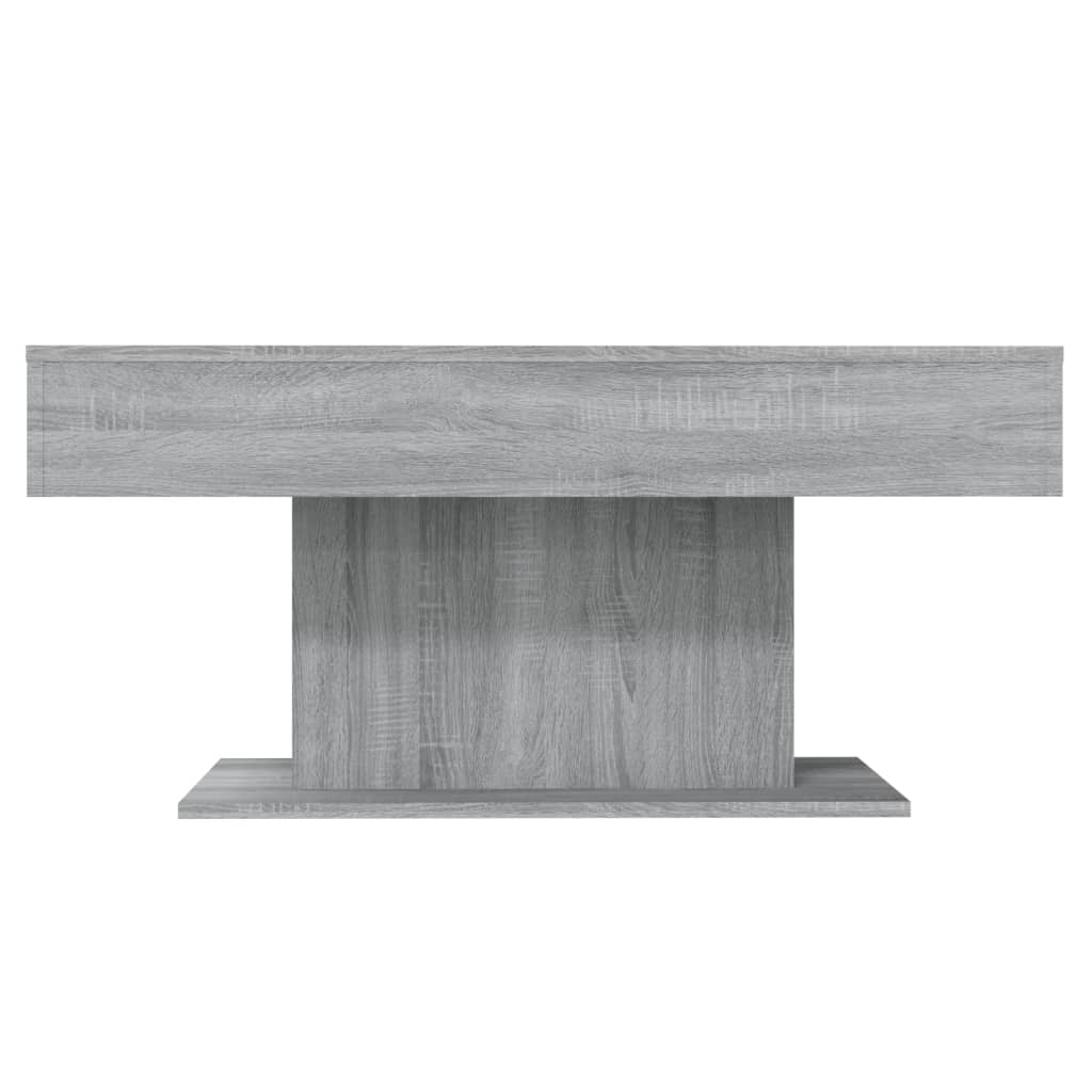 vidaXL sofabord 96x50x45 cm konstrueret træ grå sonoma-eg
