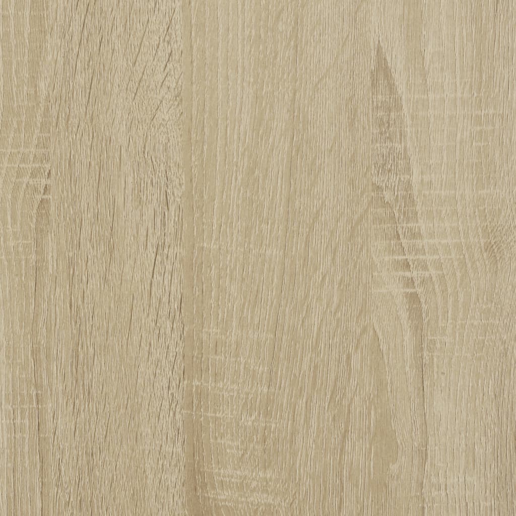 vidaXL badeværelsesskab m. spejl 42x12x60 cm konstrueret træ sonoma-eg