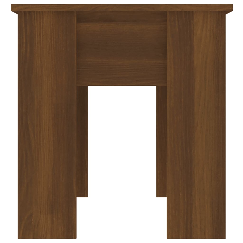 vidaXL sofabord 101x49x52 cm konstrueret træ brun egetræsfarve