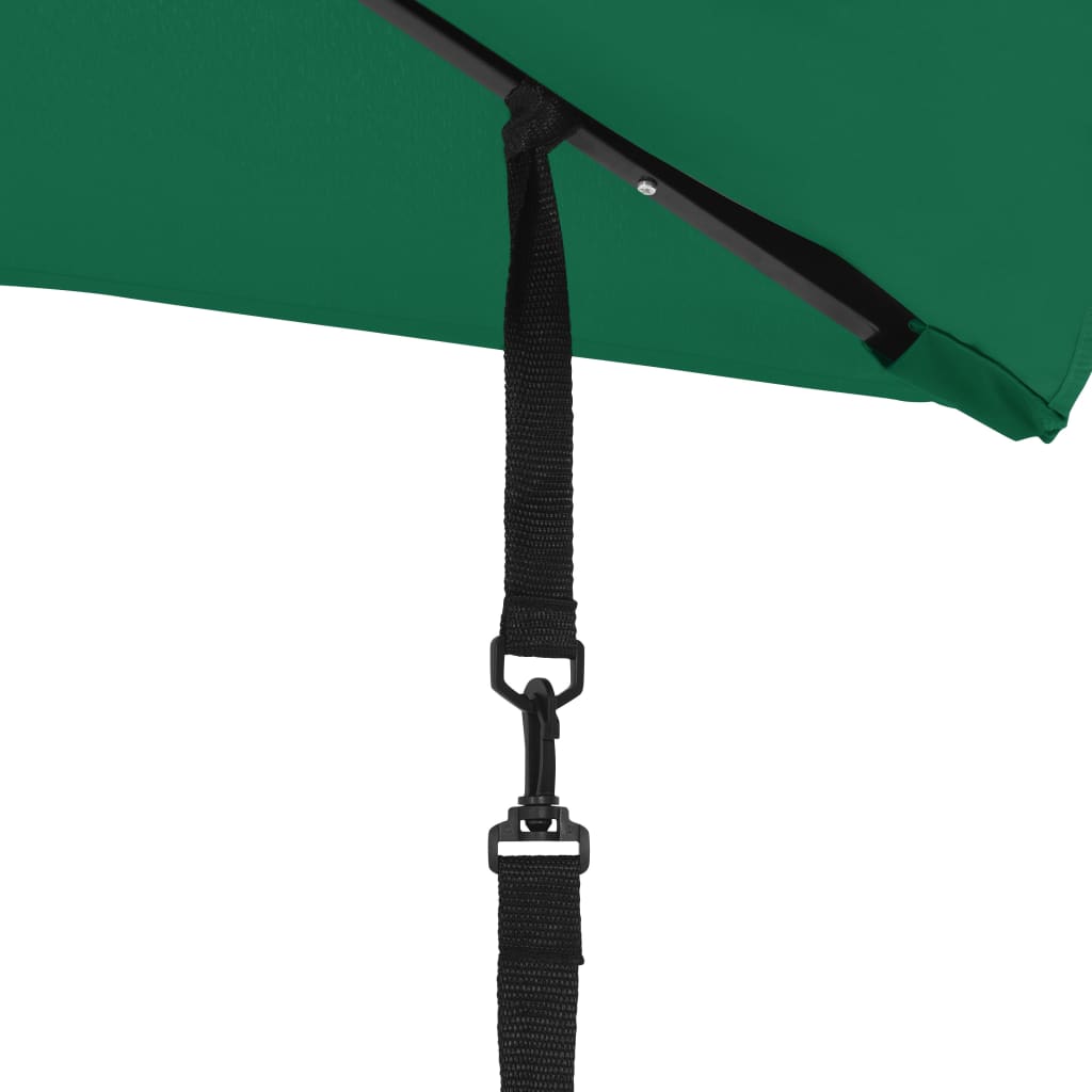 vidaXL vindsikringsæt til parasol polypropylen sort