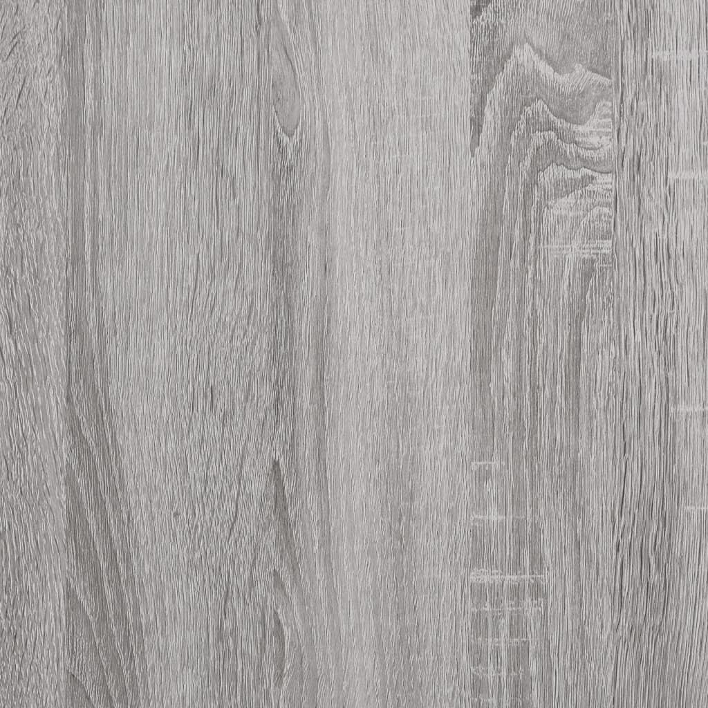 vidaXL skobænk 102x32x50 cm konstrueret træ grå sonoma-eg