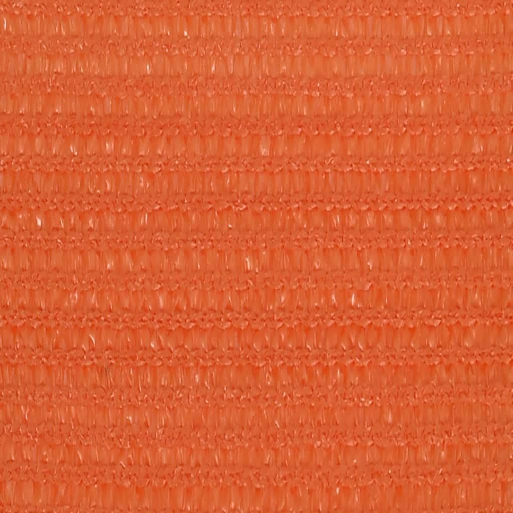 vidaXL solsejl 4x4x4 m 160 g/m² HDPE orange