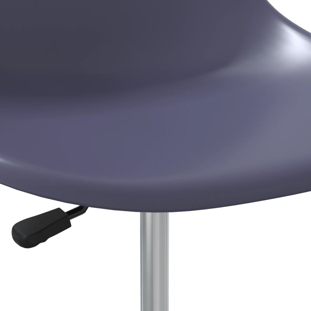 vidaXL drejelige spisebordsstole 2 stk. PP lilla