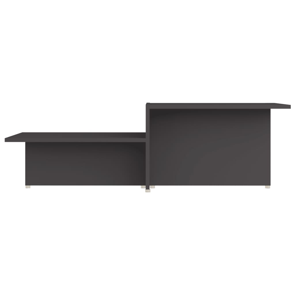 vidaXL sofabord 111,5x50x33 cm konstrueret træ grå