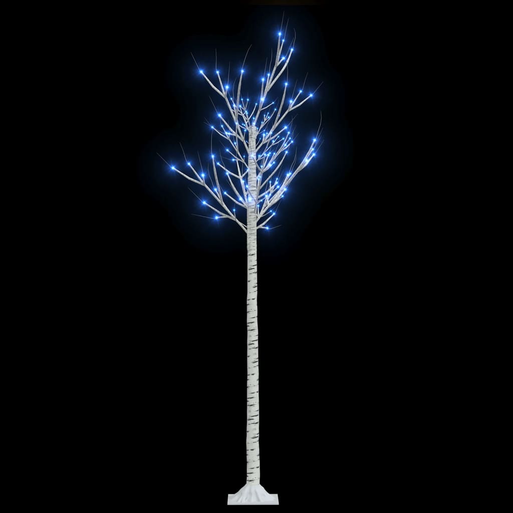 vidaXL lystræ 180 LED'er 1,8 m indendørs/udendørs pil blåt lys