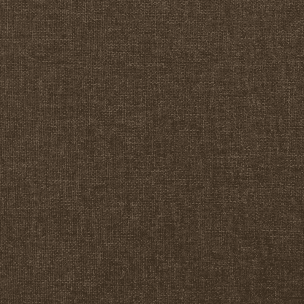 vidaXL kontinentalseng med madras 90x200 cm stof mørkebrun
