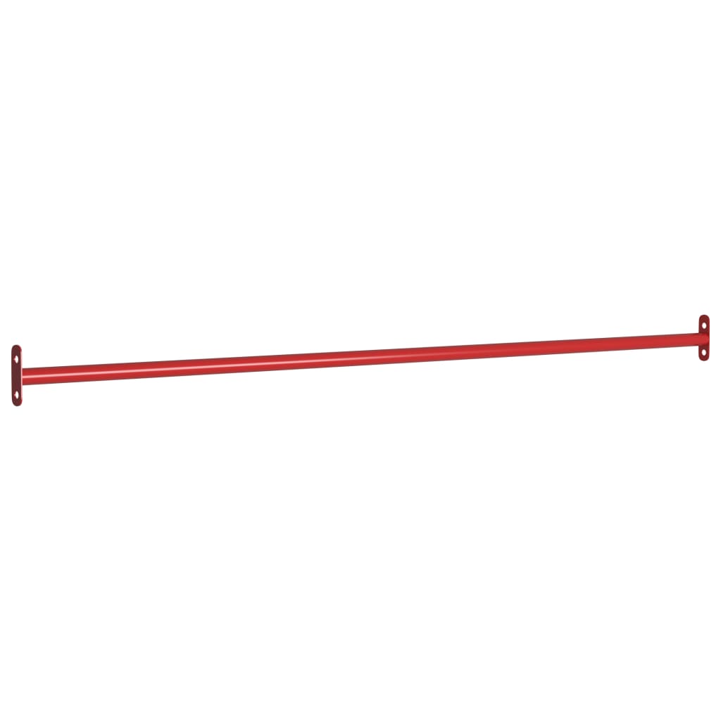 vidaXL kolbøttestang 2 stk. 125 cm stål rød