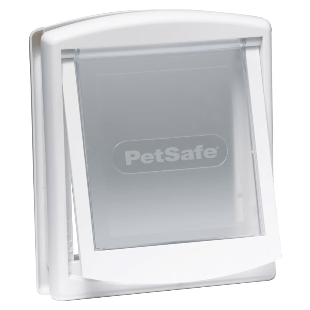 PetSafe 2-vejskæledyrsdør 715 lille 17,8 x 15,2 cm hvid 5017