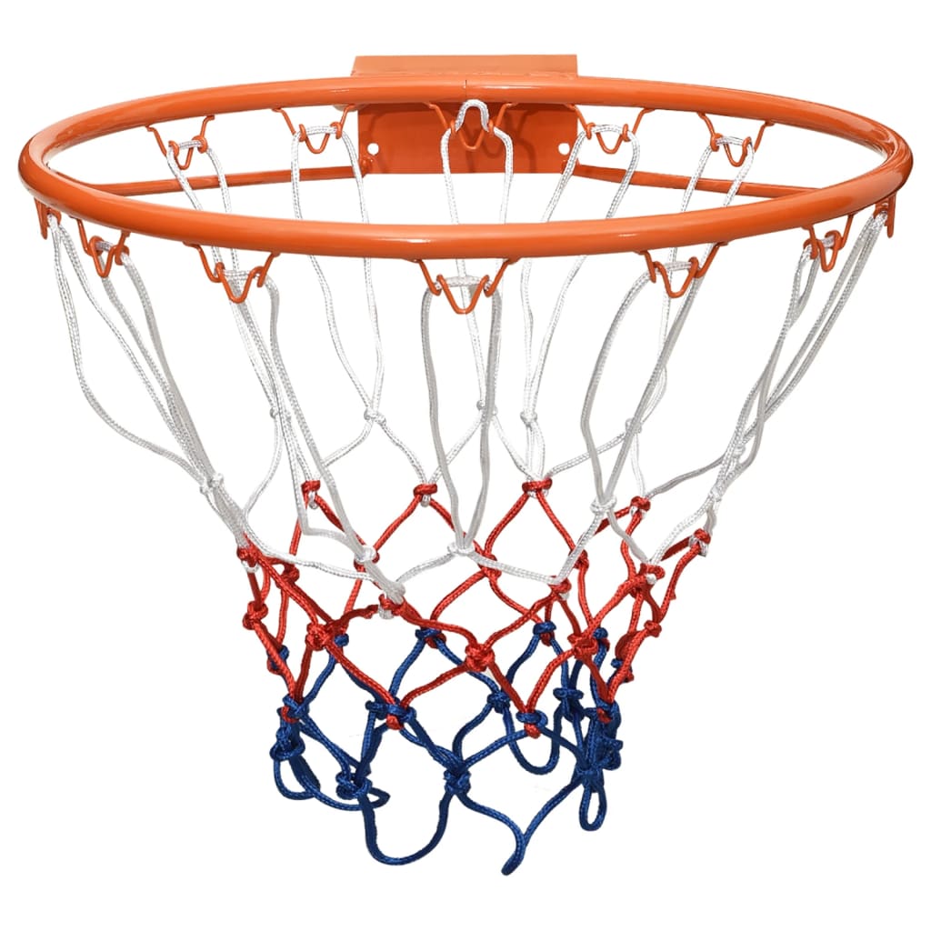 vidaXL basketkurv 39 cm stål orange