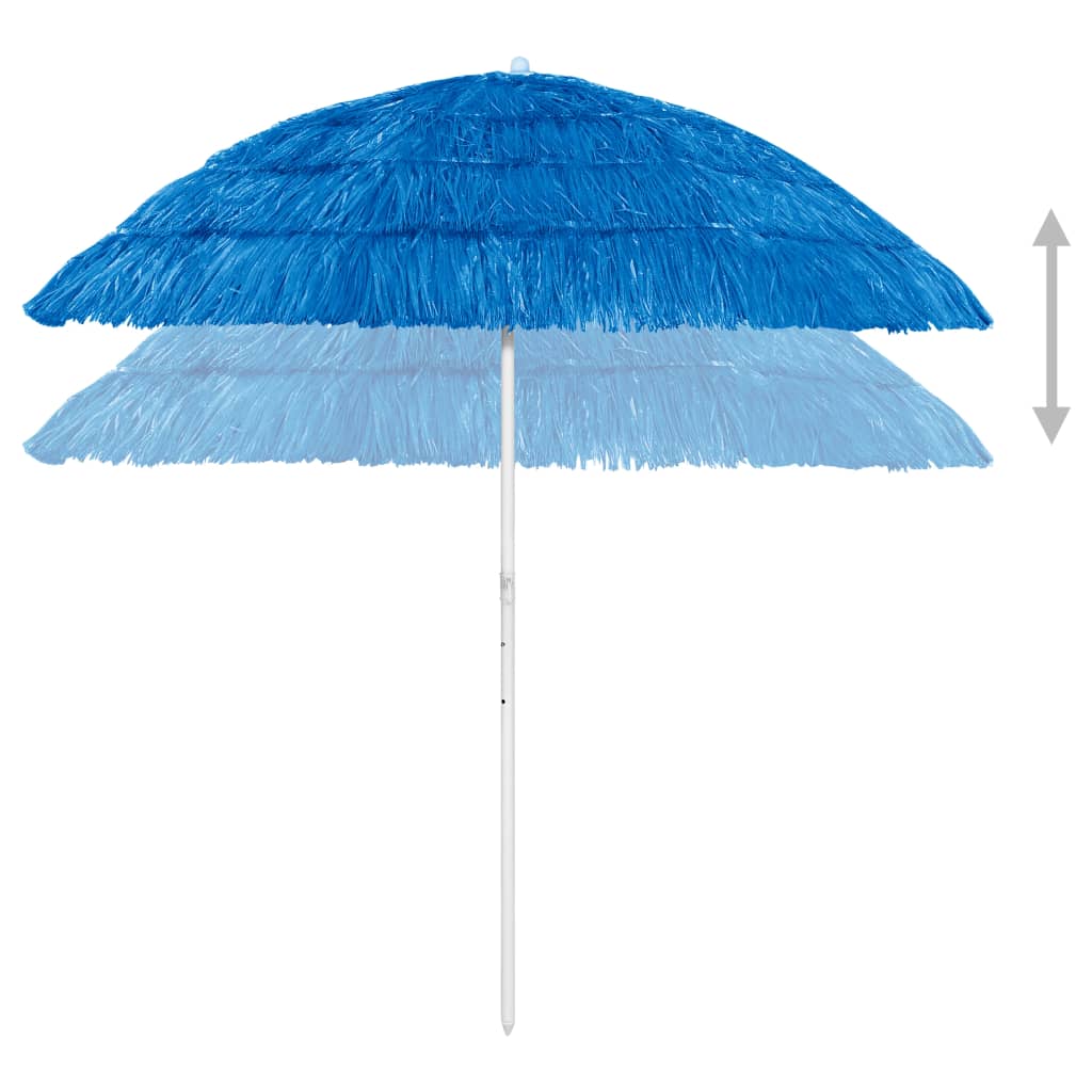 vidaXL Hawaii-parasol 240 cm blå