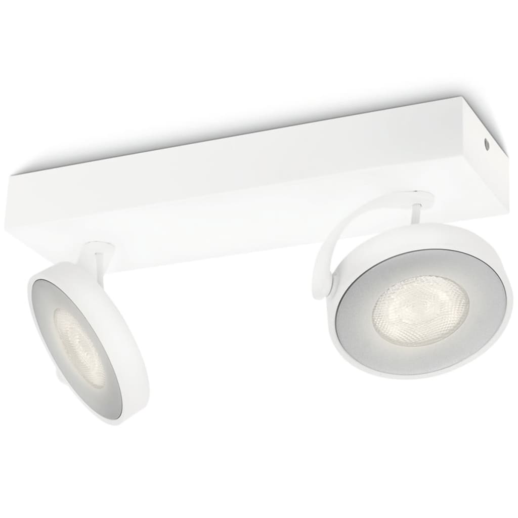 Philips myLiving LED-spotlight Clockwork 2x4,5 W hvid 531723116