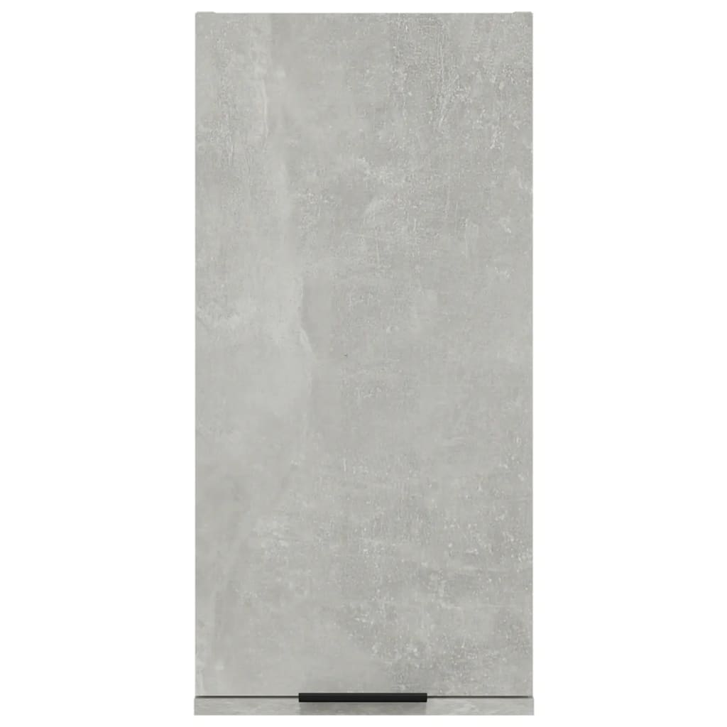 vidaXL væghængt badeværelsesskab 32x20x67 cm betongrå