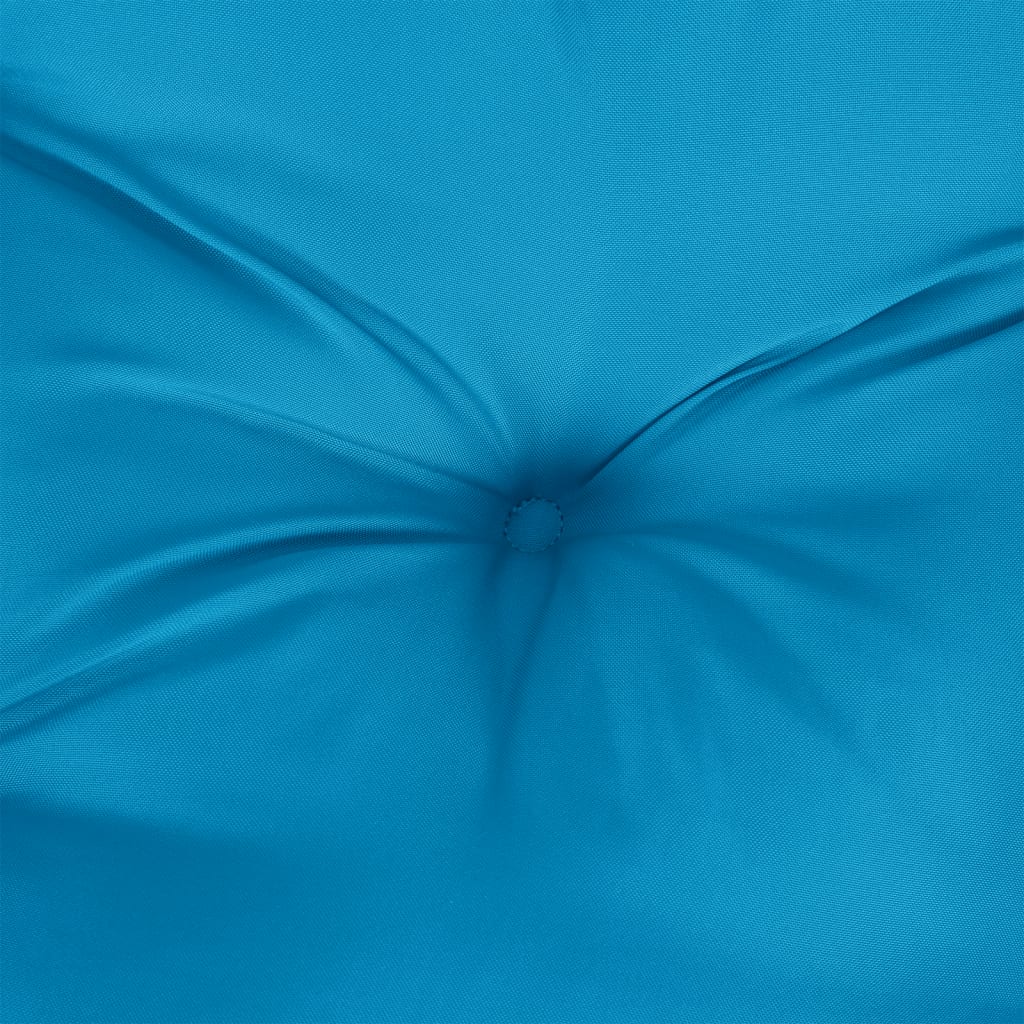 vidaxL pallehynde 58x58x10 cm stof blå