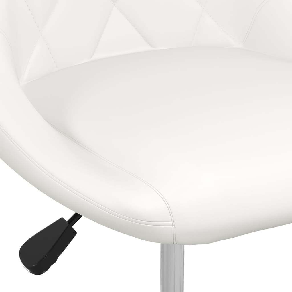 vidaXL spisebordsstol kunstlæder hvid