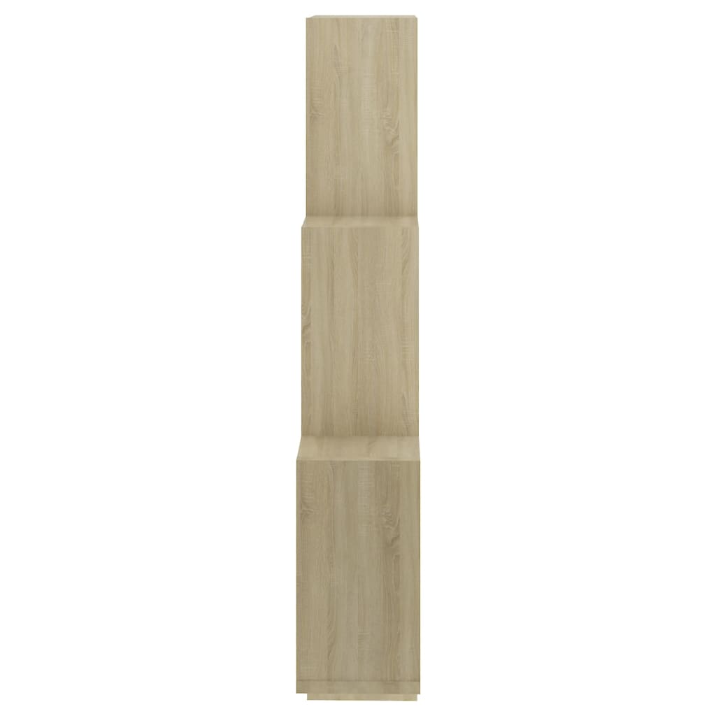 vidaXL vægreol 78x15x93 cm konstrueret træ sonoma-eg