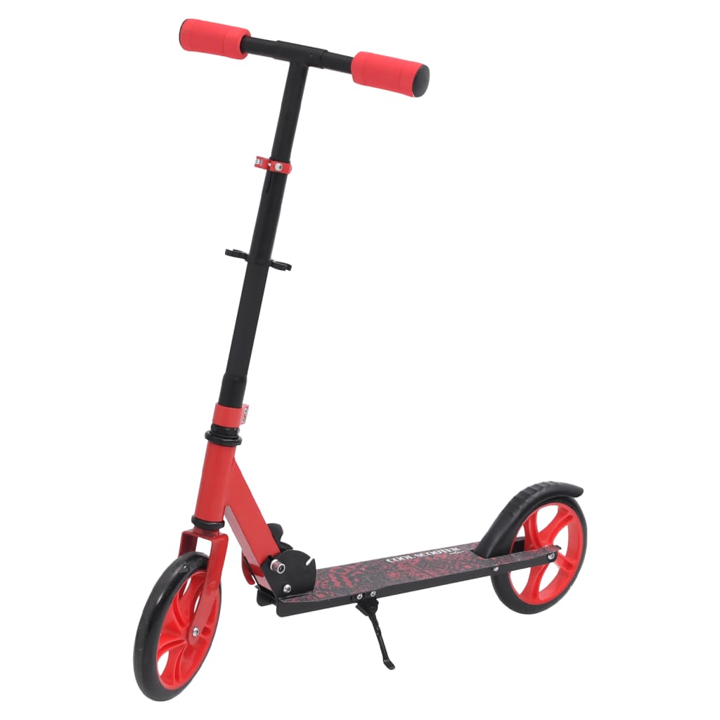 vidaXL løbehjul til børn 2 hjul med justerbart styr rød