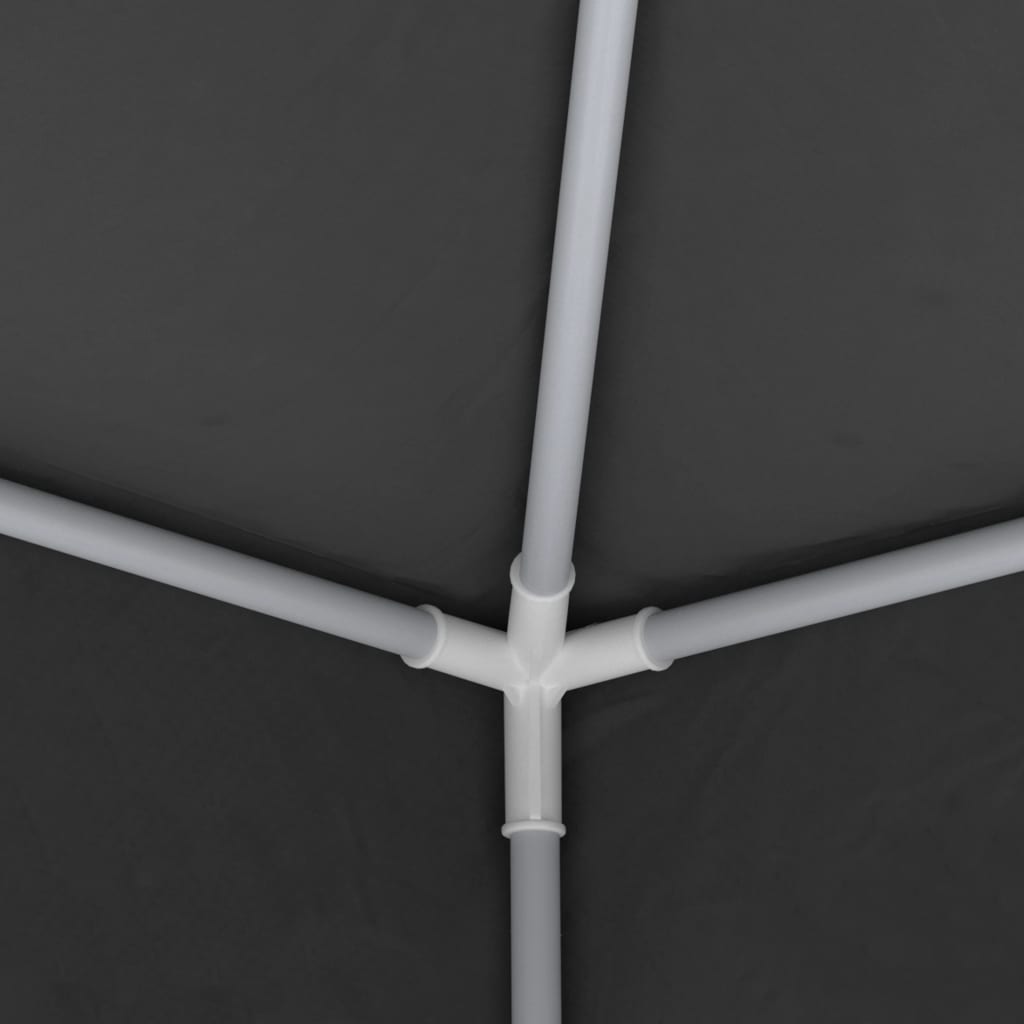 vidaXL festtelt med sidevægge 4x4 m 90 g/m² antracitgrå