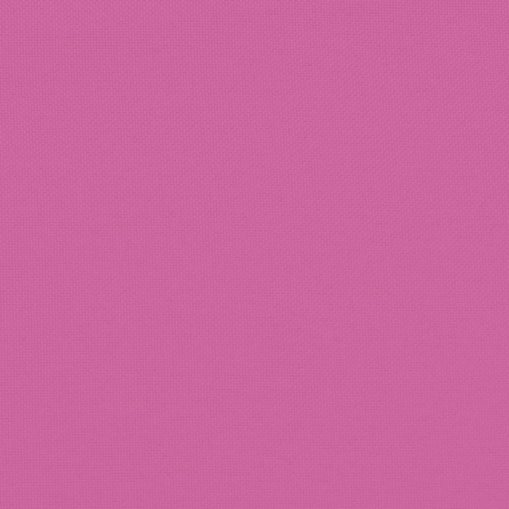 vidaXL pallehynde 60x60x8 cm oxfordstof lyserød
