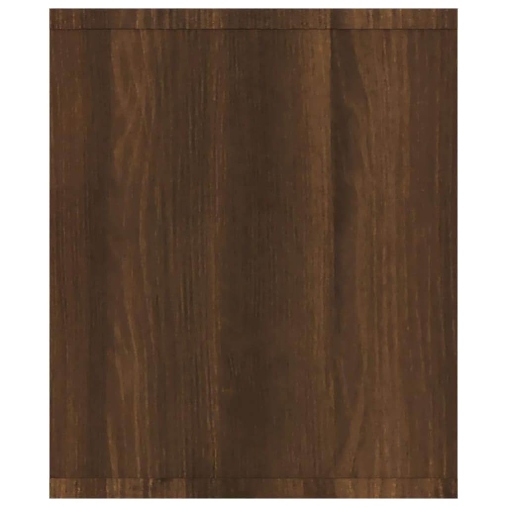 vidaXL bogreol/tv-skab 143x30x36 cm konstrueret træ brun egetræsfarve