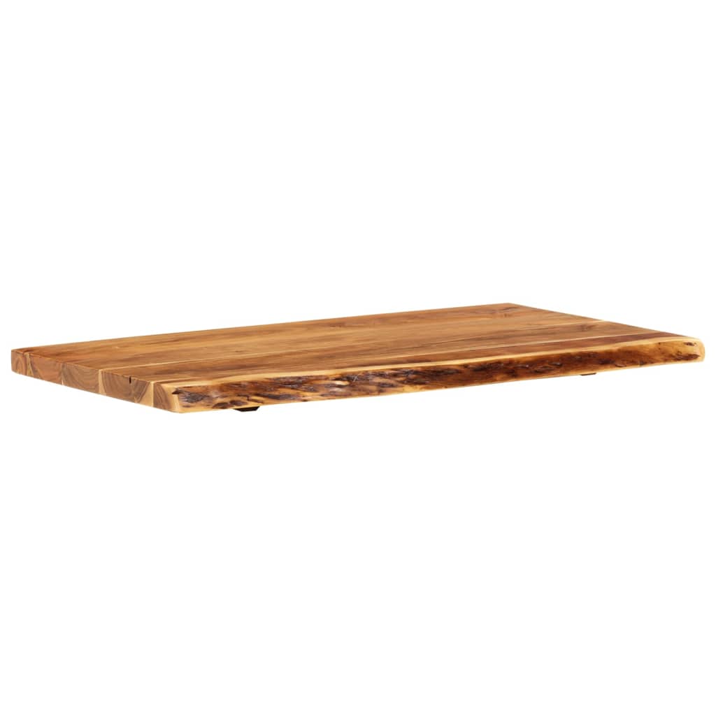 vidaXL bordplade til toiletbord 100x52x3,8 cm massivt akacietræ