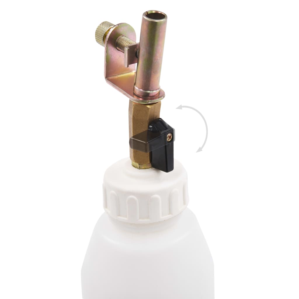 vidaXL pneumatisk udsugningspumpe til bremseudlufter med flaske 2 l
