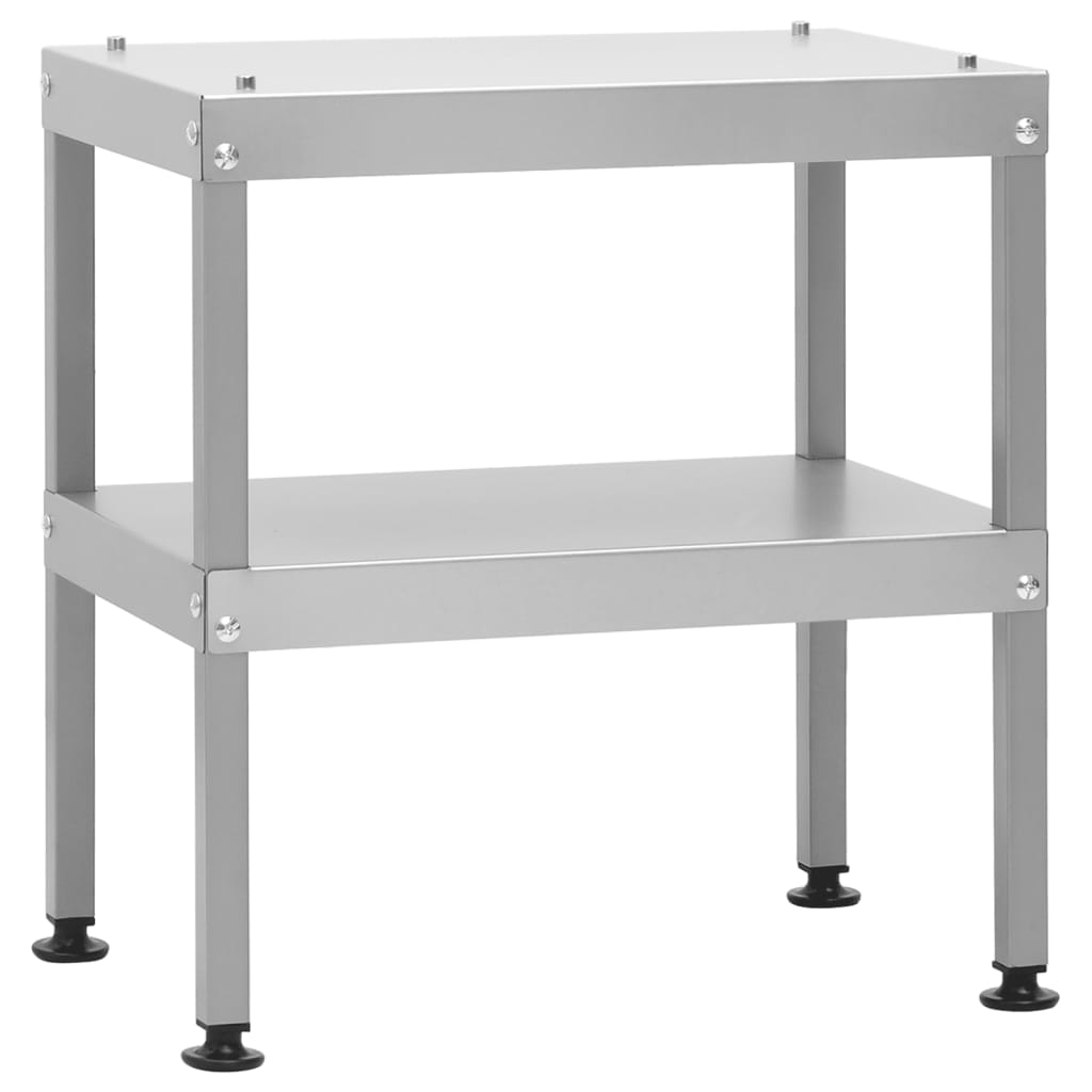 vidaXL bord til rygeovn 40x28x44,5 cm galvaniseret stål